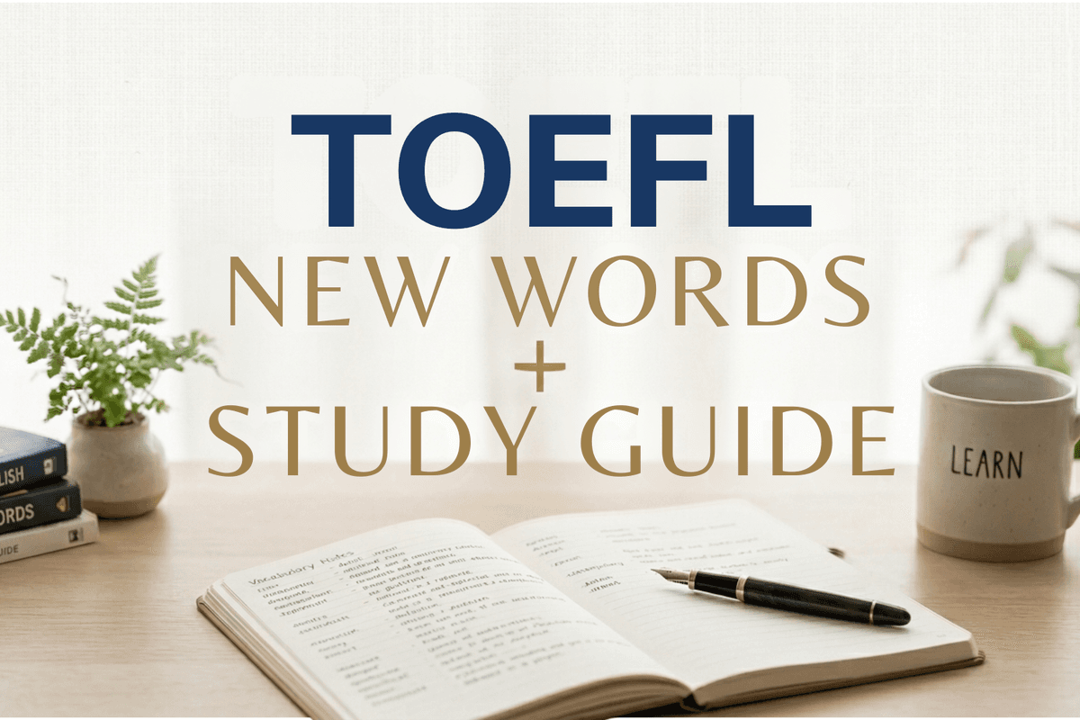 TOEFL Vocabulary + Study Guide - WordFlippin
